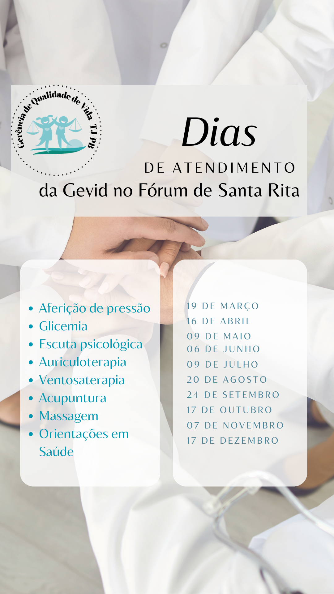 dias de atendimento no fórum de santa rita