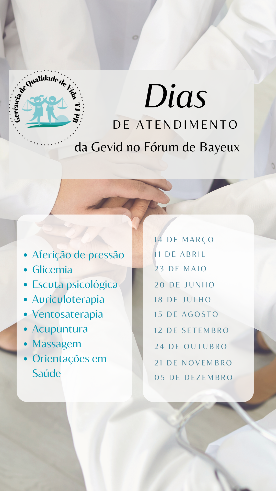 dias de atendimento fórum de bayeux