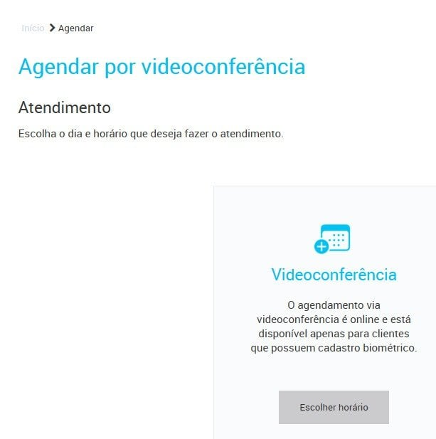 Tipo de atendimento