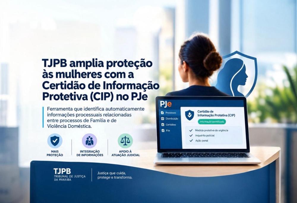 Ferramenta do TJPB integra informações processuais e amplia proteção às vítimas de violência doméstica