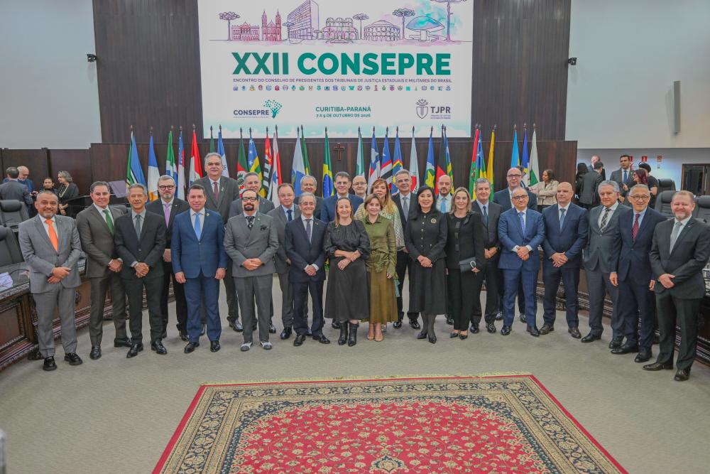 Encontro do Consepre em Curitiba promove troca de experiências entre tribunais