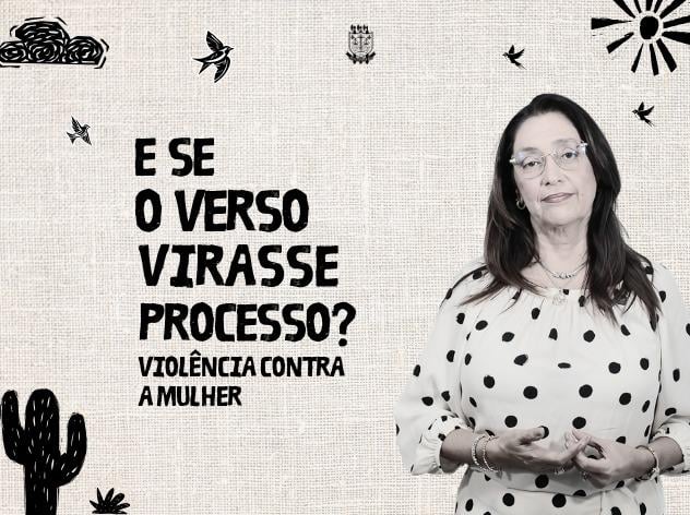 Foto da logo marca do projeto E se o verso virasse processo 