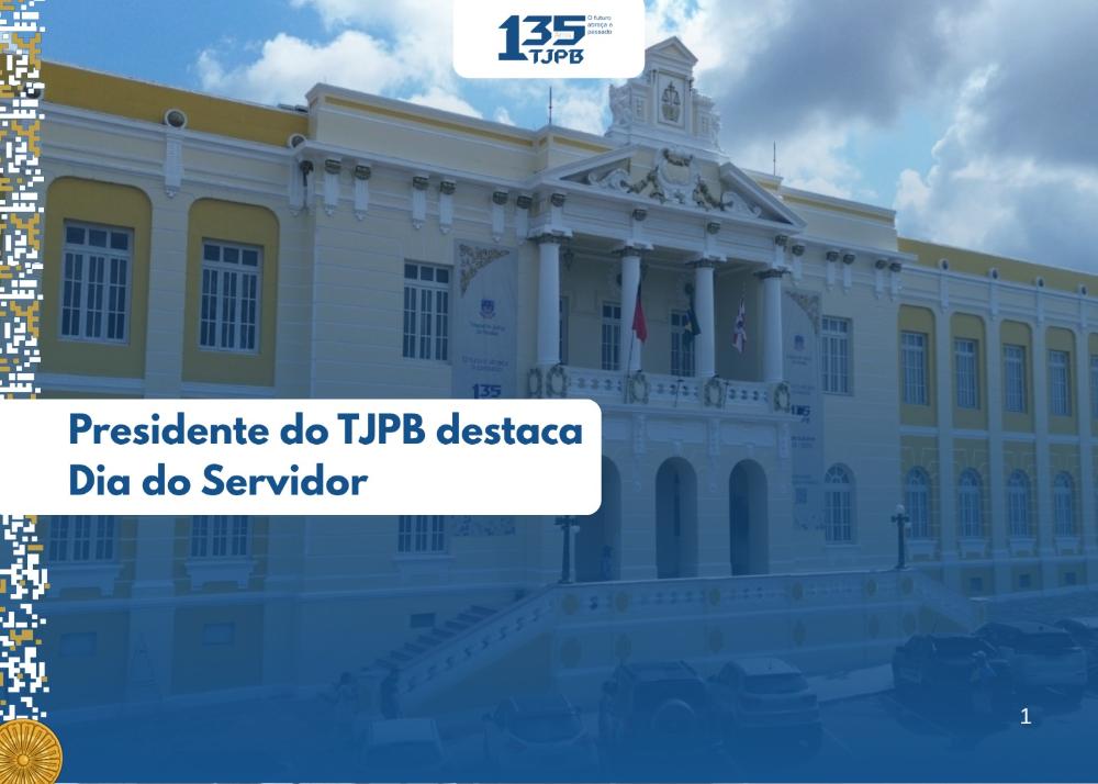 Foto da frente do TJPB