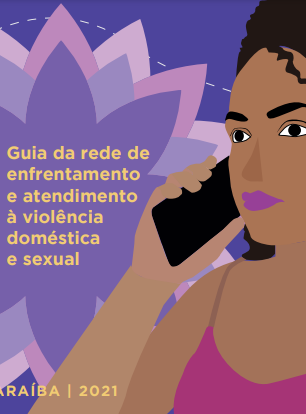 Capa do Guia da rede de enfrentamento e atendimento à violência doméstica e sexual