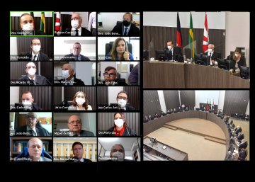 Foto da Sessão do Tribunal Pleno