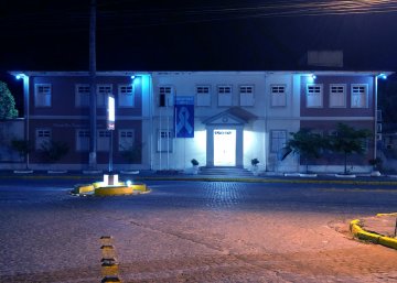 Foto do Fórum da Comarca de Rio Tinto na Campanha do Novembro Azul
