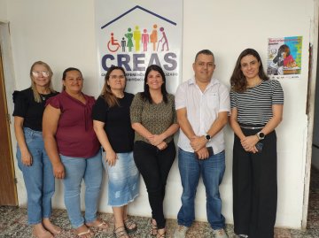 Juíza Maria Eduarda Borges Araújo durante inspeção