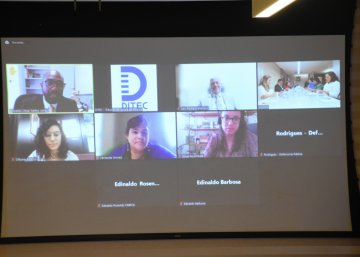 Foto dos Participantes por videoconferência