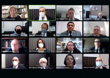 Foto da Sessão Administrativa do Tribunal Pleno