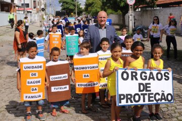 Caminhada nos Bancários marca atividades do Dia Nacional de Combate ao Abuso Sexual de Menores / Fotos: Oriel Farias