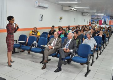 ‘A palavra da vítima no processo penal’ foi tema da palestra da juíza Rosimeire Ventura na FPB / Fotos: Ednaldo Araújo