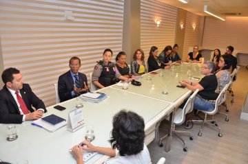 Membros da rede de proteção à mulher se reúnem para discutir 14ª Semana Justiça pela Paz em Casa  / Fotos: Ednaldo Araújo
