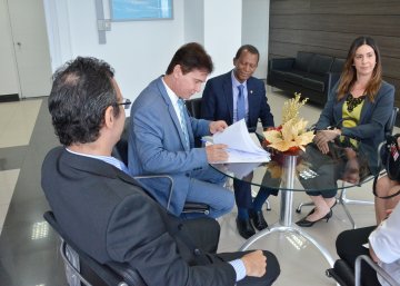 TJPB e Governo do Estado assinam convênio para perícias de servidores de comarcas do interior / Fotos: Ednaldo Araújo