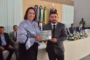 Foto: Vice-presidente Desa. Maria das Graças representou o Presidente Saulo Benevides na homenagem