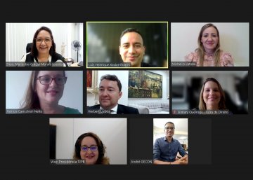 Reunião da comissão do concurso de serventia 