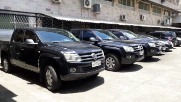 Automóveis que serão leiloados pelo Tribunal de Justiça 