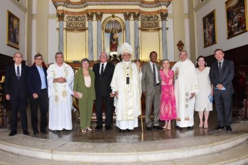 Integrantes da Mesa Diretora com o Arcebispo da Paraíba