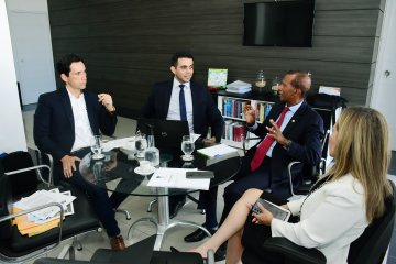 Reunião com o diretor do Fórum de Cajazeiras 