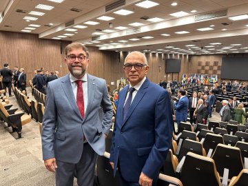 Des. João Batista e juiz Cláudio Xavier no Fonaj