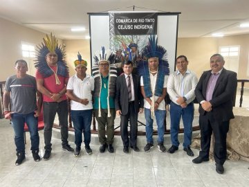 Visita da equipe do Nupemec ao Cejusc indígena