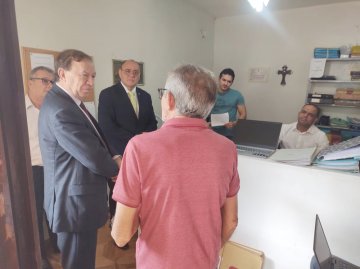 Corregedor-Geral, Carlos Beltrão, em Piancó 