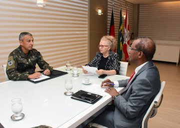 General Alessandro, Defensora Pública Glória Oliveira e desembargador João Benedito 