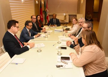 Reunião com juíza e juízes de varas criminais de JP e CG