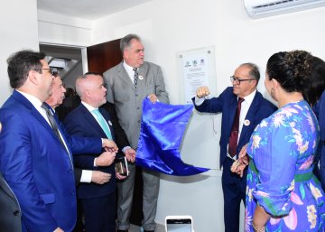 Foto da inauguração Central Integrada de Alternativas Penais