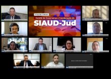 Captura de tela da 6ª Reunião do SIAJUD-JUD