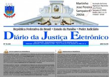 Capa do Diário da Justiça
