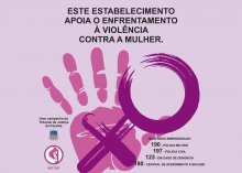 Selo de apoio ao enfrentamento da violência doméstica