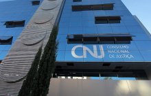 Imagem da fachada da Sede do CNJ