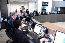 Sessão na Sala do Pleno do Tribunal de Justiça