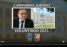 Captura de tela da Campanha Jurado Voluntario 2021 TJPB