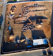 Canteiro de obras do novo Fórum de Cajazeiras