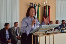Foto: Vice-presidente Desa. Maria das Graças agradeceu a homenagem feita ao Presidente do TJPB