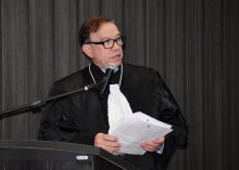 Desembargador Carlos Beltrão deu boas-vindas em nome do Judiciário