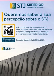 Arte sobre pesquisa do STJ